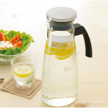 pouring glass water jug